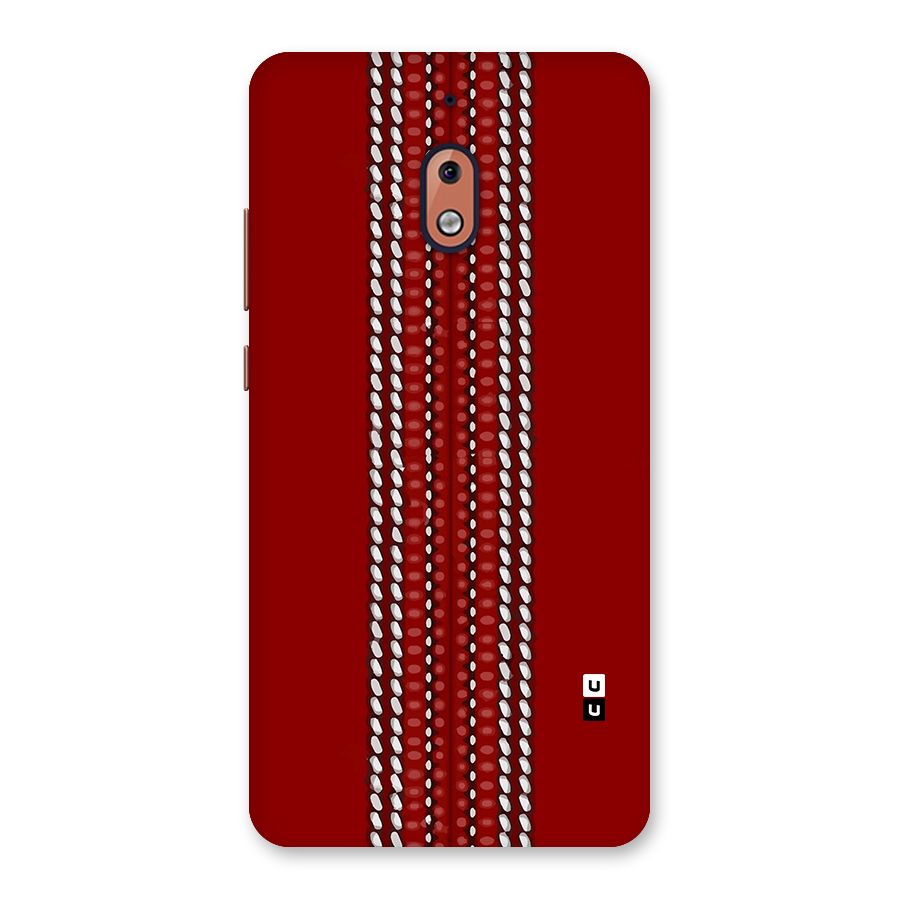 Cricket Ball Pattern Back Case for Nokia 2.1