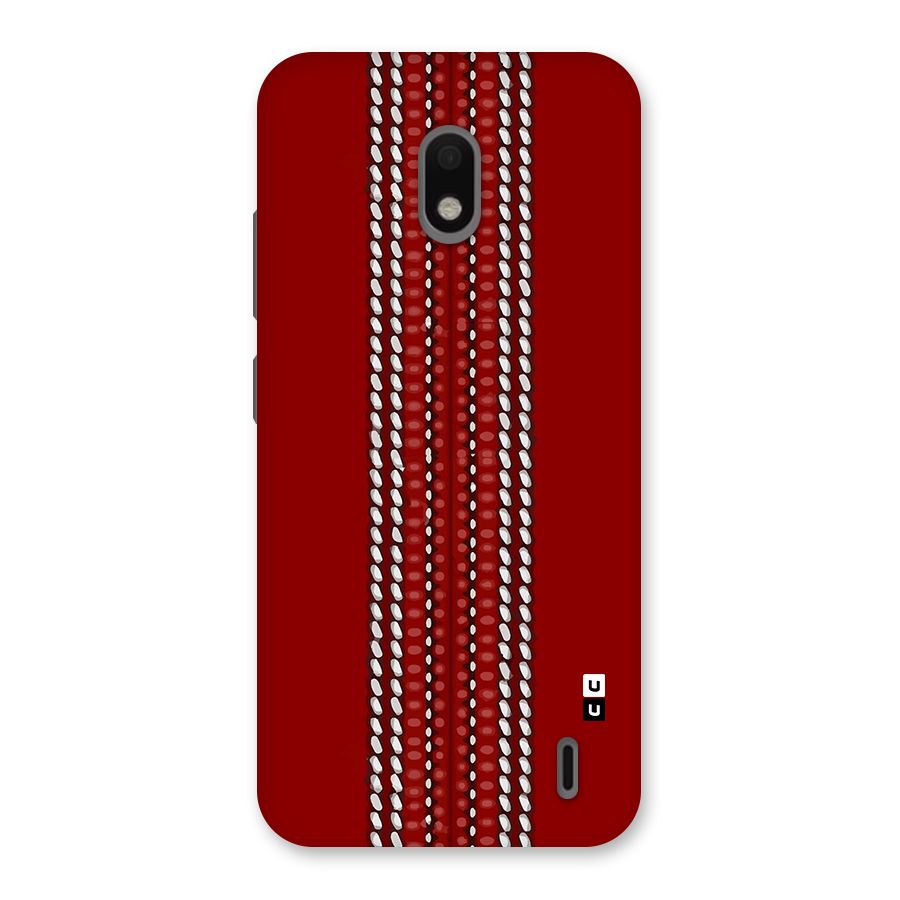 Cricket Ball Pattern Back Case for Nokia 2.2