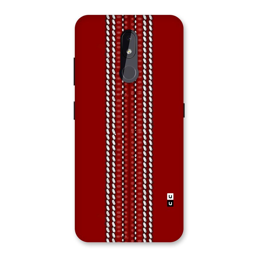 Cricket Ball Pattern Back Case for Nokia 3.2