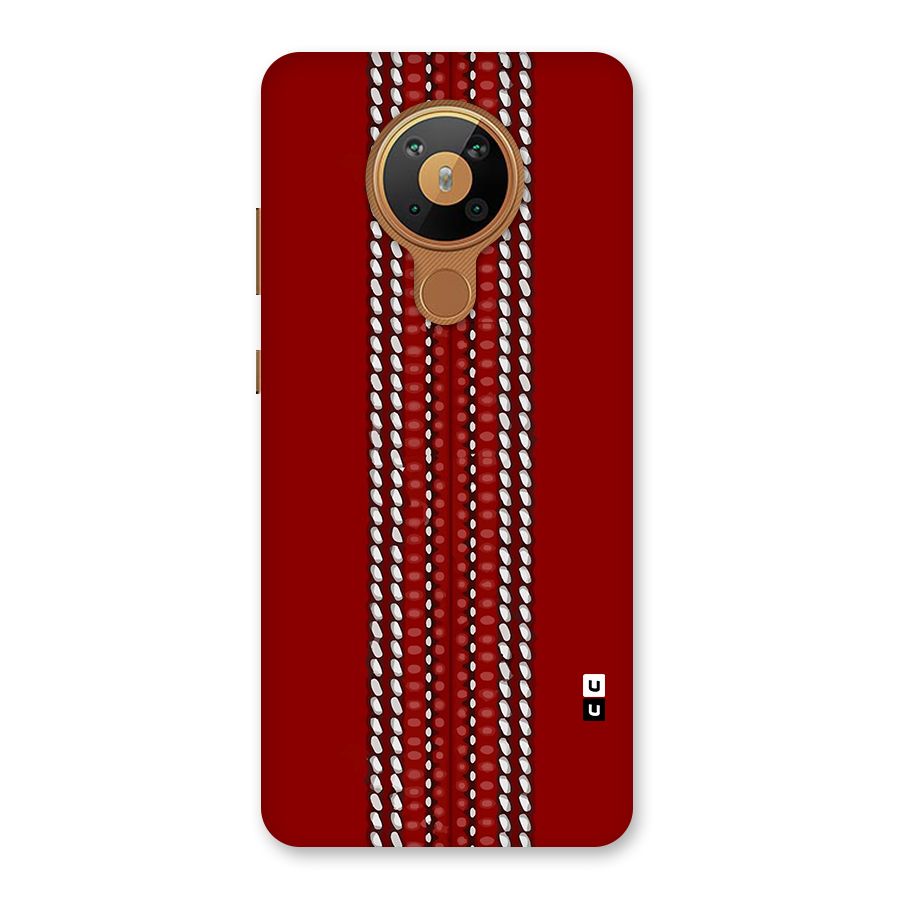 Cricket Ball Pattern Back Case for Nokia 5.3