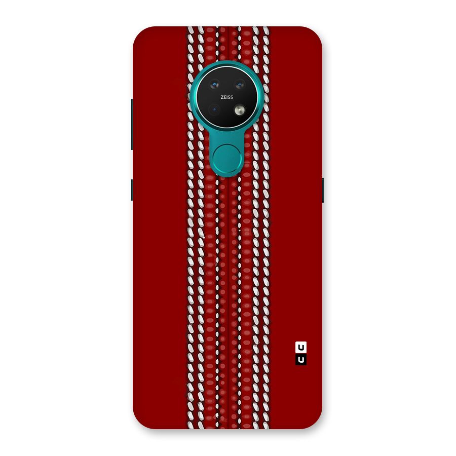Cricket Ball Pattern Back Case for Nokia 7.2