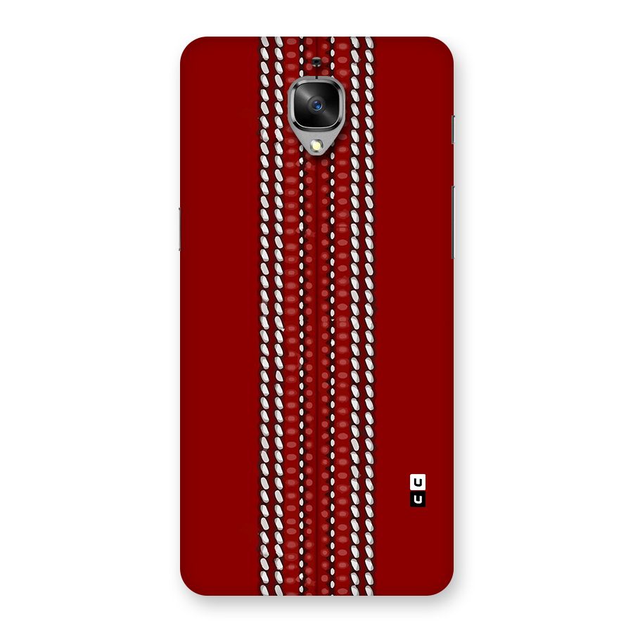 Cricket Ball Pattern Back Case for OnePlus 3