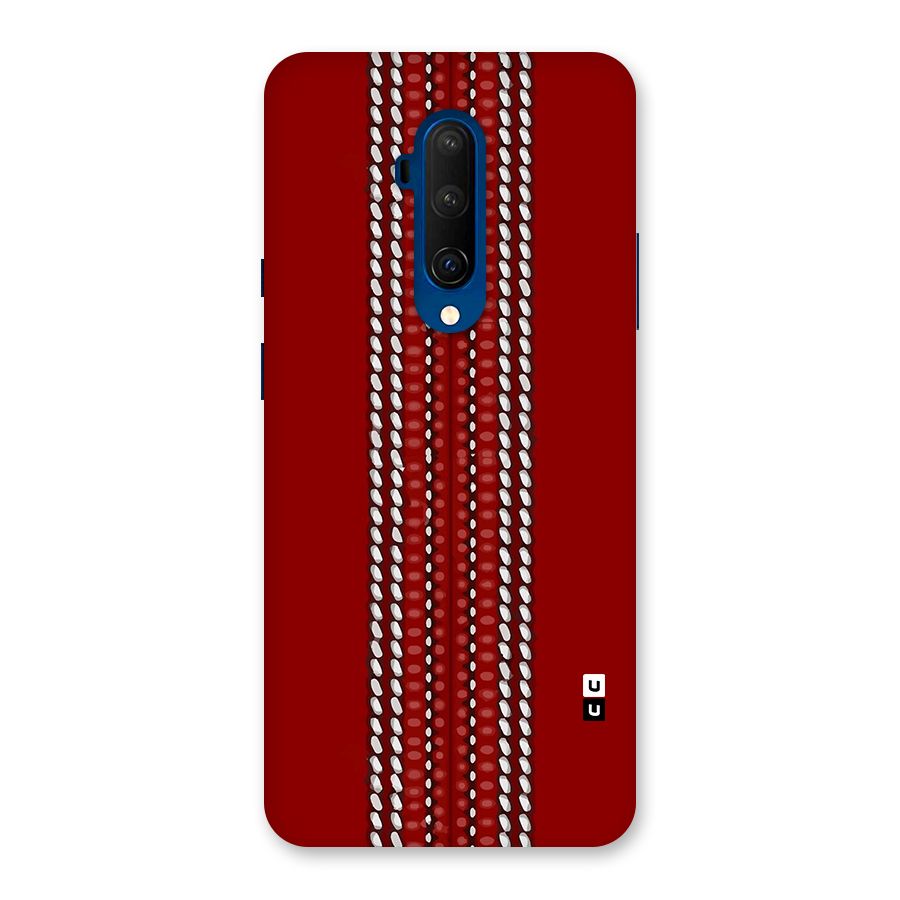 Cricket Ball Pattern Back Case for OnePlus 7T Pro