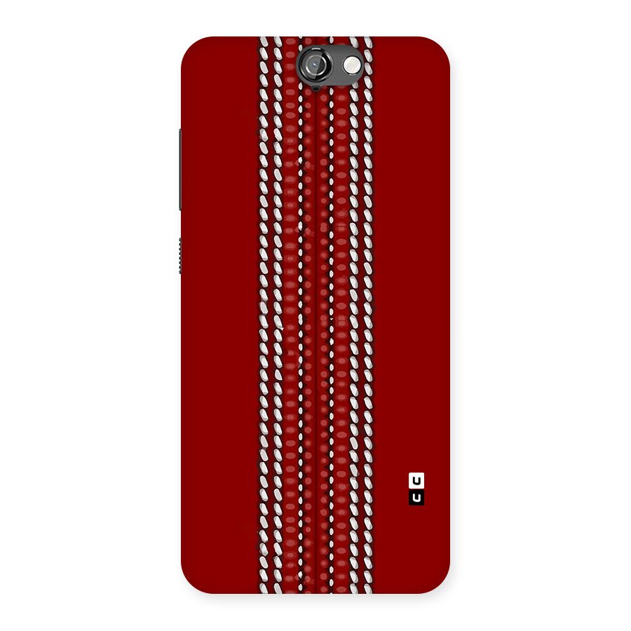 Cricket Ball Pattern Back Case for One A9