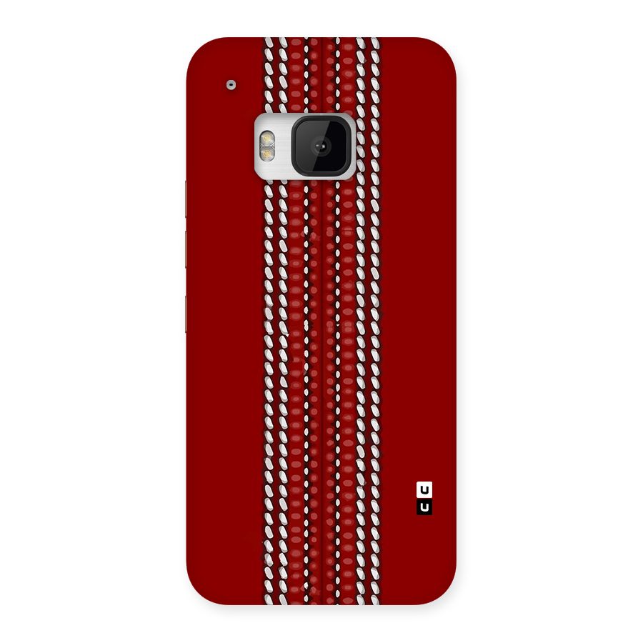 Cricket Ball Pattern Back Case for One M9