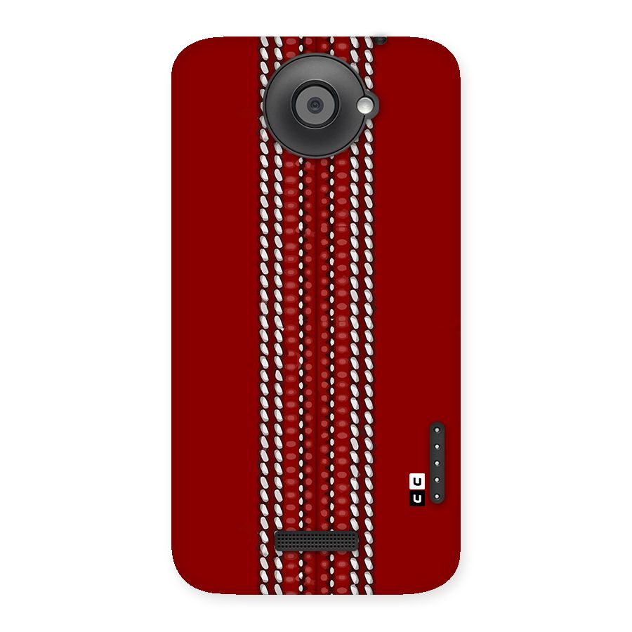 Cricket Ball Pattern Back Case for One X