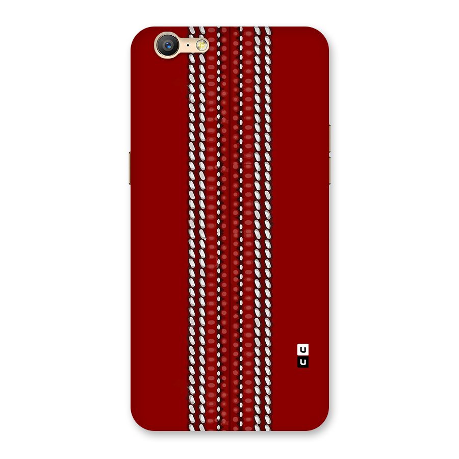Cricket Ball Pattern Back Case for Oppo A39