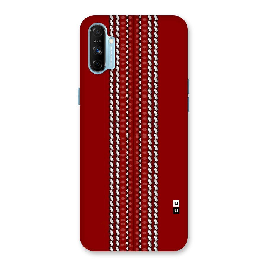 Cricket Ball Pattern Back Case for Realme Narzo 20A