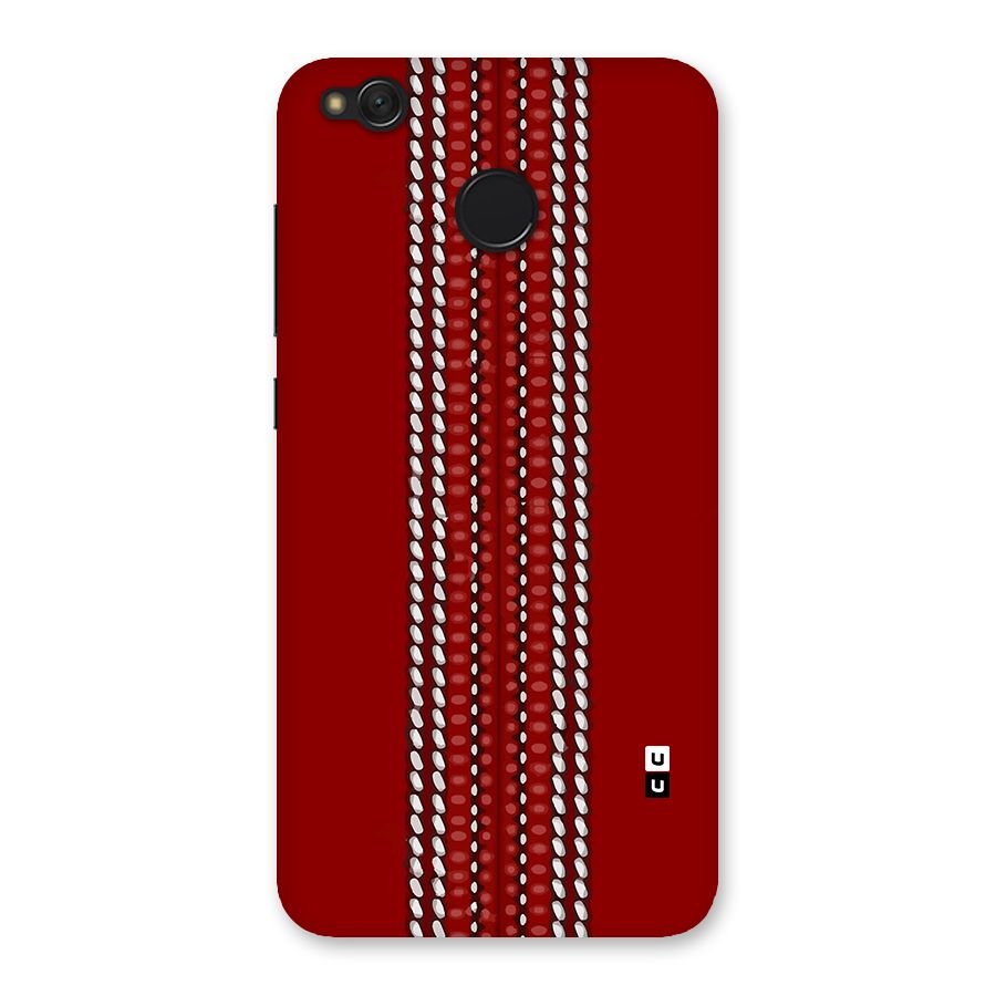 Cricket Ball Pattern Back Case for Redmi 4