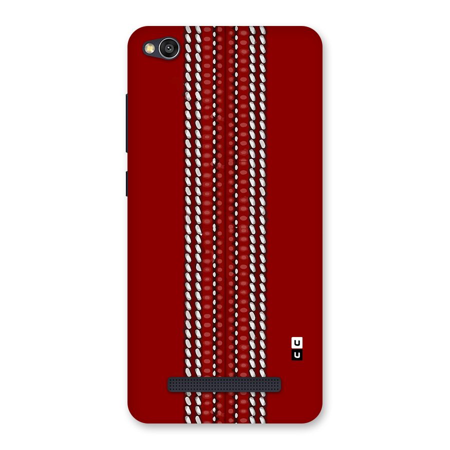 Cricket Ball Pattern Back Case for Redmi 4A