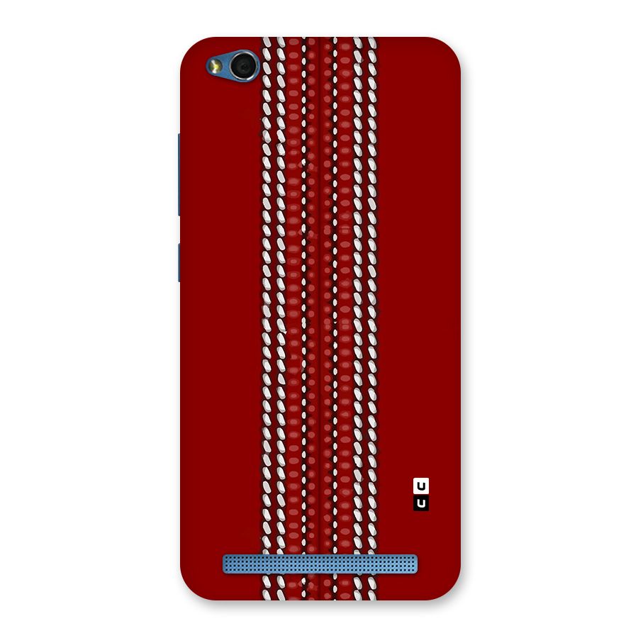Cricket Ball Pattern Back Case for Redmi 5A