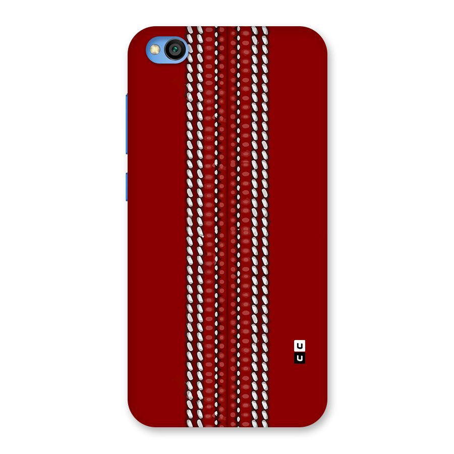 Cricket Ball Pattern Back Case for Redmi Go