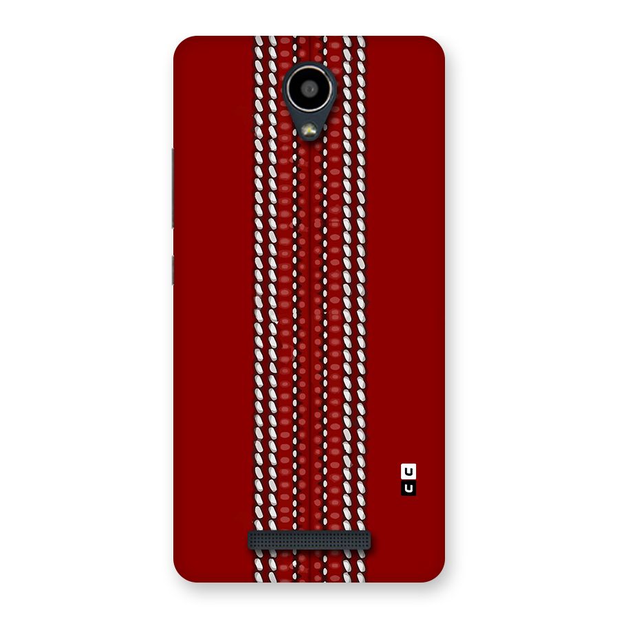 Cricket Ball Pattern Back Case for Redmi Note 2