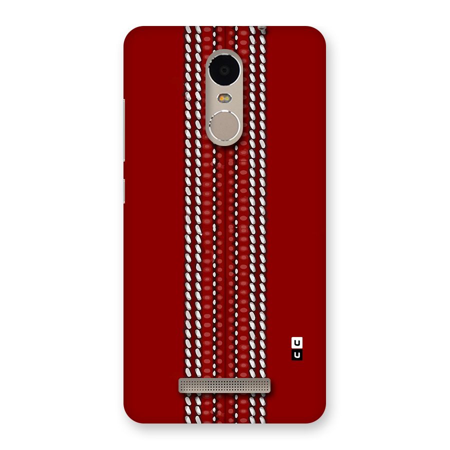 Cricket Ball Pattern Back Case for Redmi Note 3