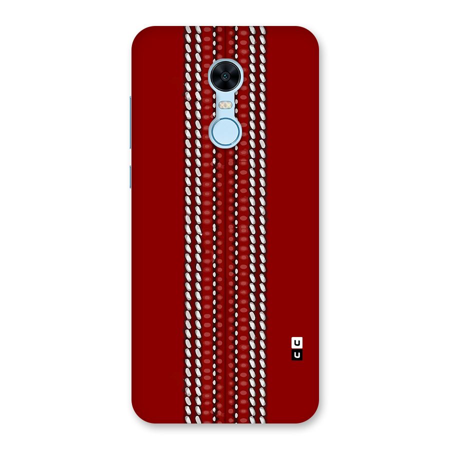 Cricket Ball Pattern Back Case for Redmi Note 5