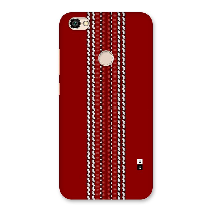 Cricket Ball Pattern Back Case for Redmi Y1 2017