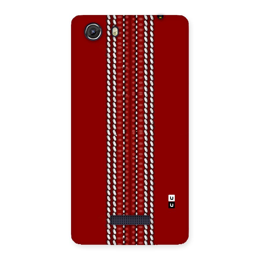 Cricket Ball Pattern Back Case for Unite 3
