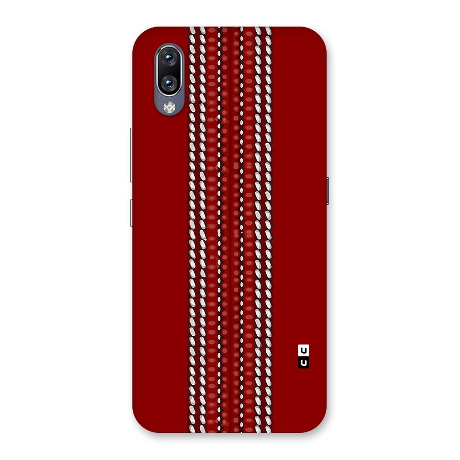 Cricket Ball Pattern Back Case for Vivo NEX