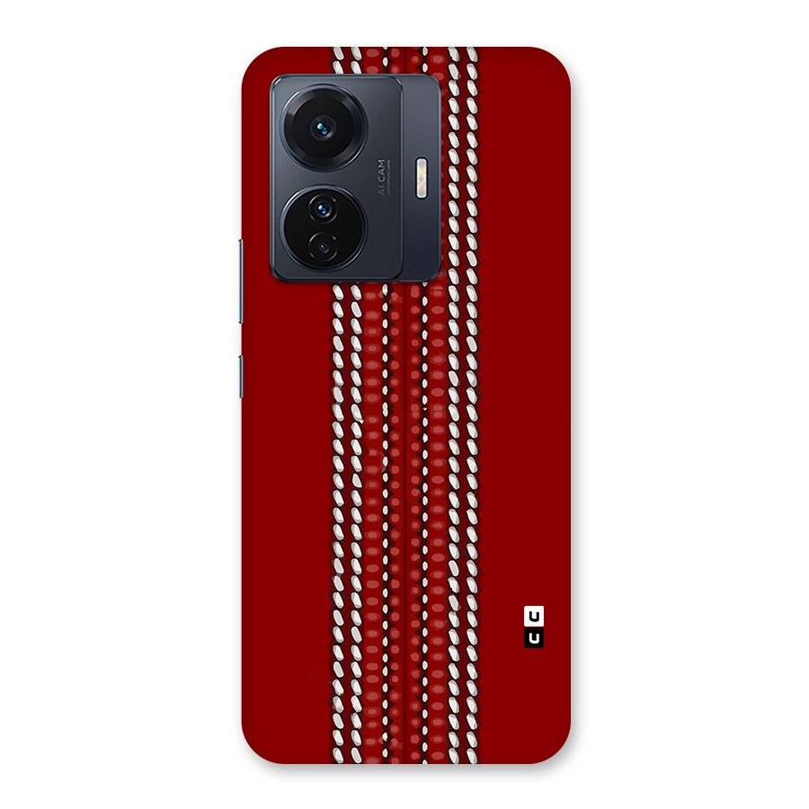 Cricket Ball Pattern Back Case for Vivo T1 Pro