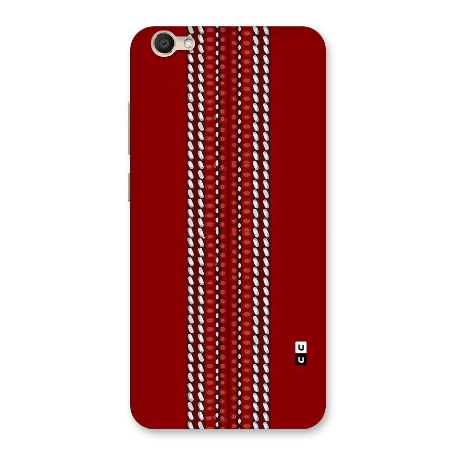 Cricket Ball Pattern Back Case for Vivo V5