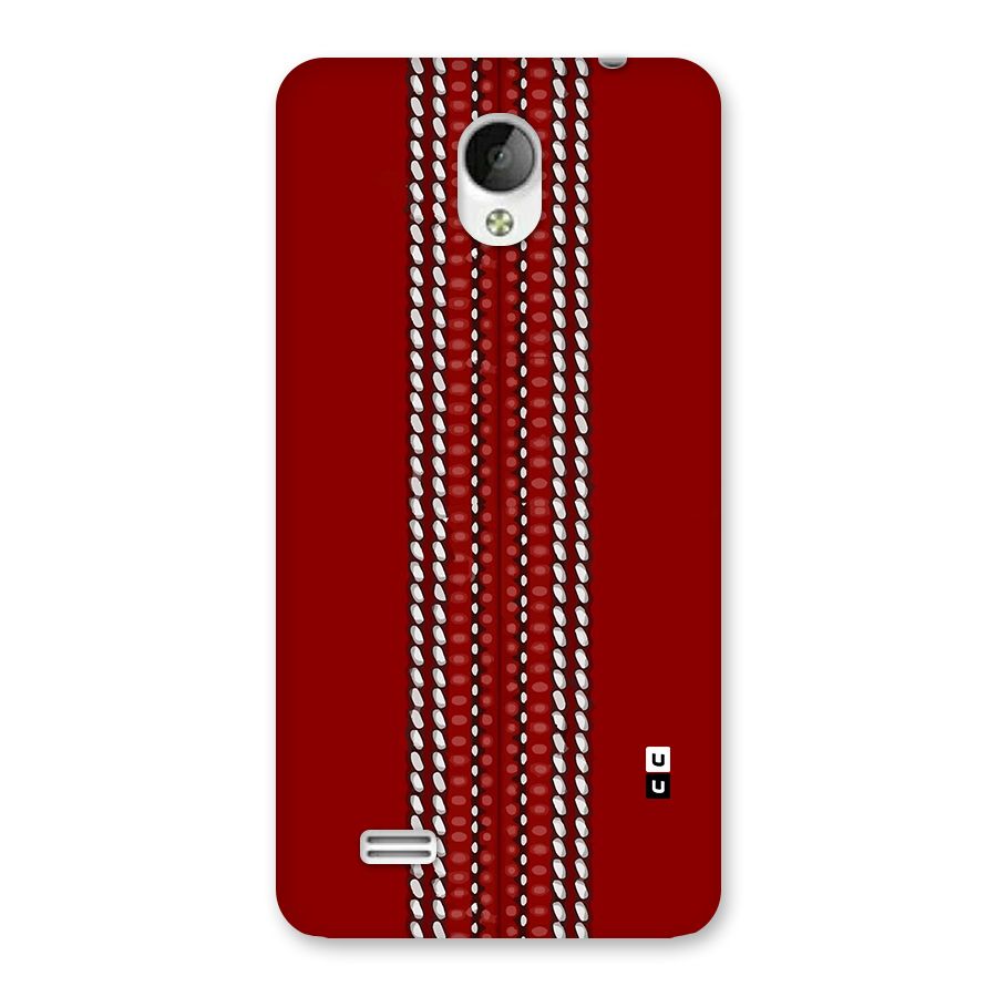 Cricket Ball Pattern Back Case for Vivo Y21