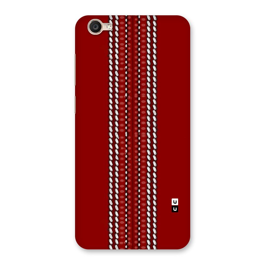 Cricket Ball Pattern Back Case for Vivo Y55s