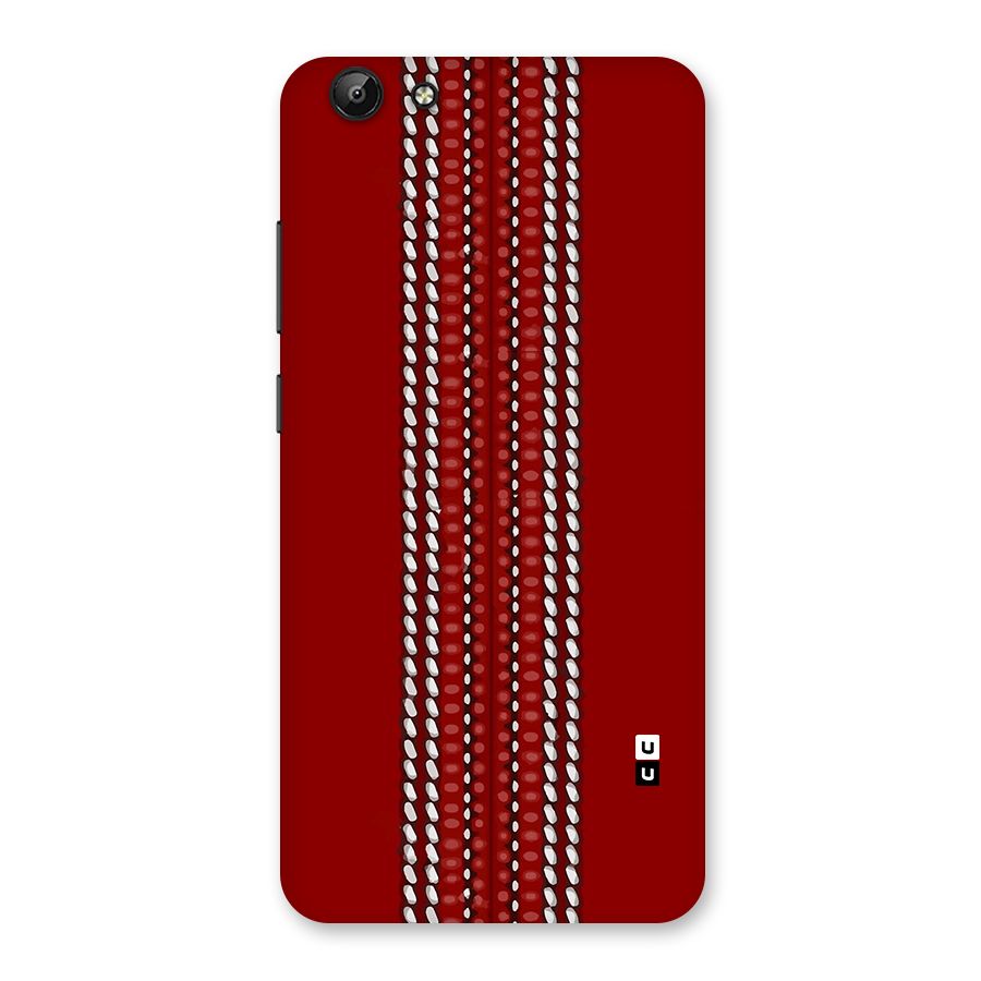 Cricket Ball Pattern Back Case for Vivo Y69