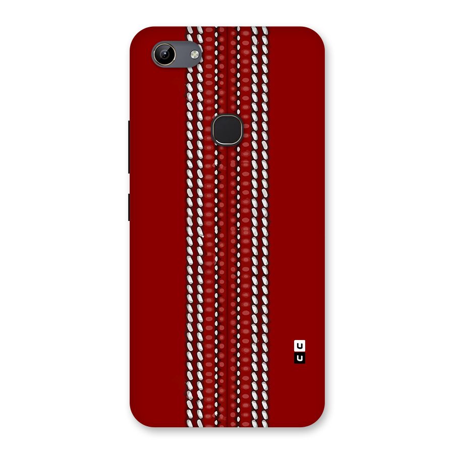 Cricket Ball Pattern Back Case for Vivo Y81