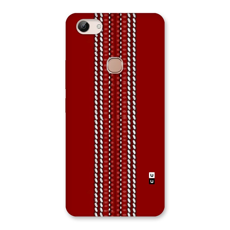 Cricket Ball Pattern Back Case for Vivo Y83