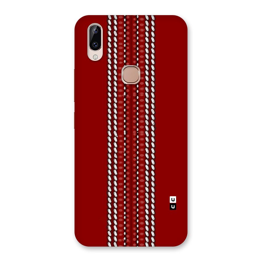 Cricket Ball Pattern Back Case for Vivo Y83 Pro