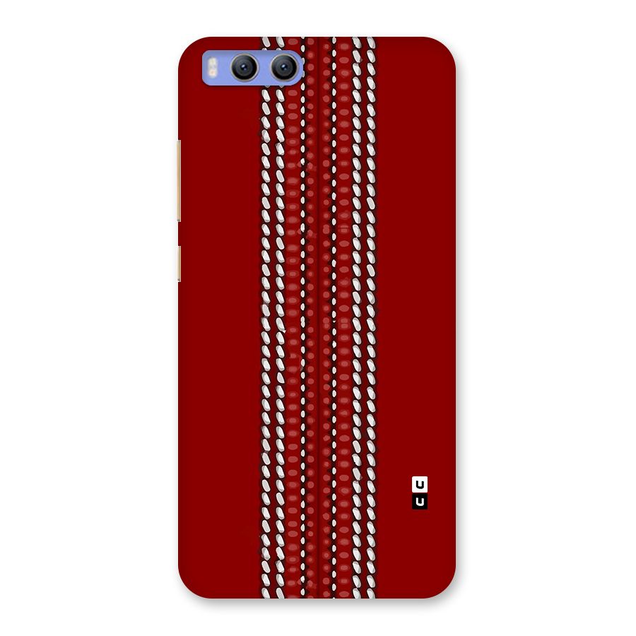 Cricket Ball Pattern Back Case for Xiaomi Mi 6