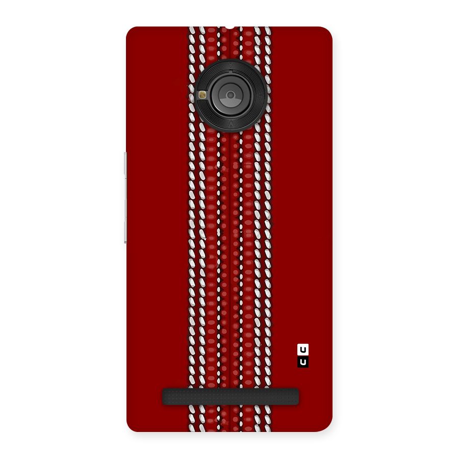 Cricket Ball Pattern Back Case for Yunique