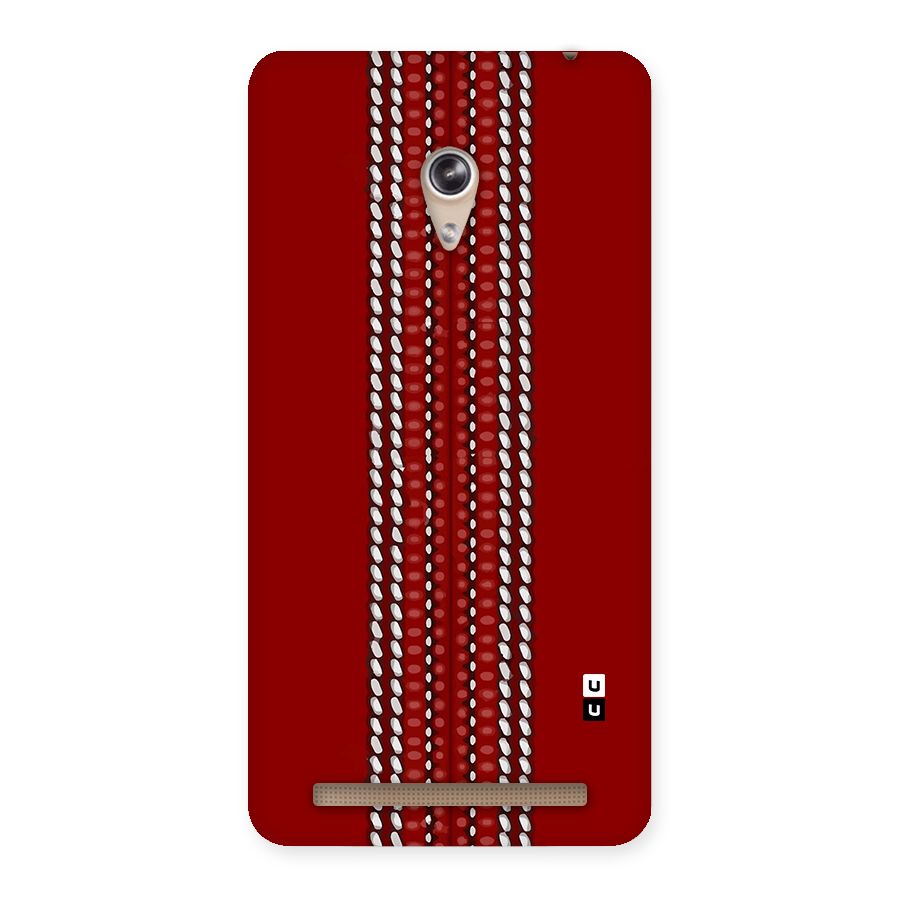 Cricket Ball Pattern Back Case for Zenfone 6