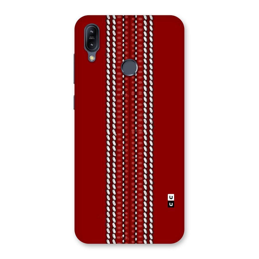 Cricket Ball Pattern Back Case for Zenfone Max M2