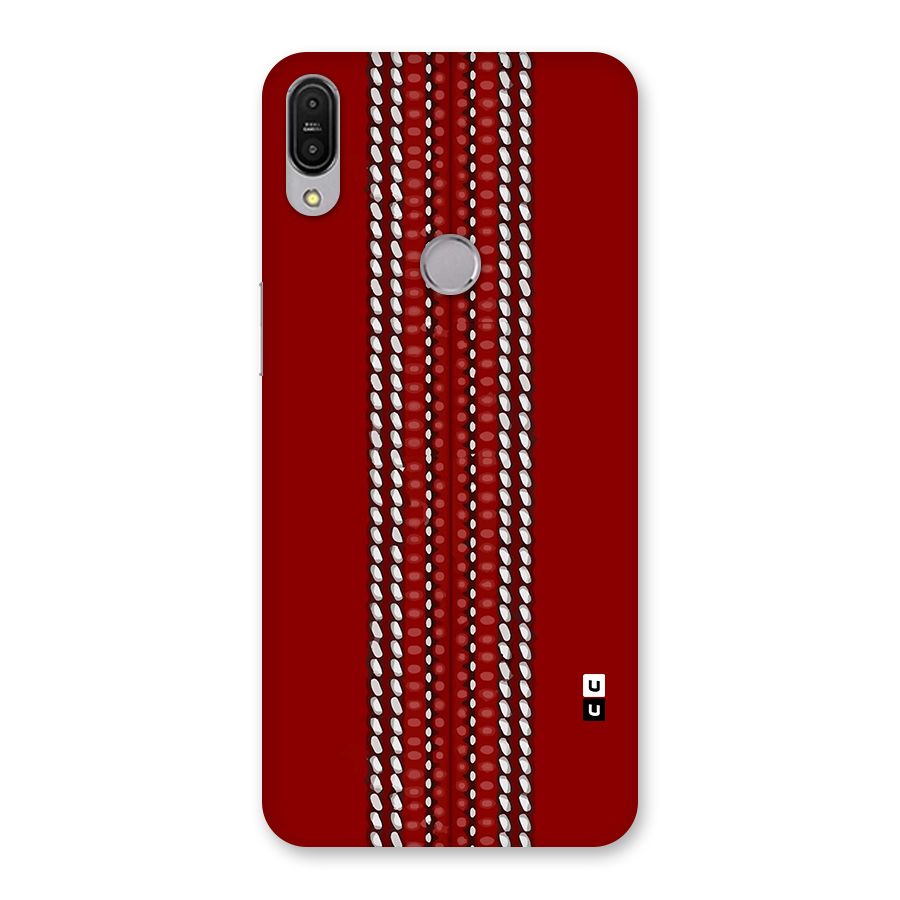 Cricket Ball Pattern Back Case for Zenfone Max Pro M1