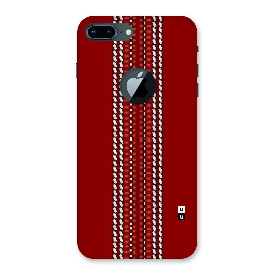 Cricket Ball Pattern Back Case for iPhone 7 Plus Logo Cut