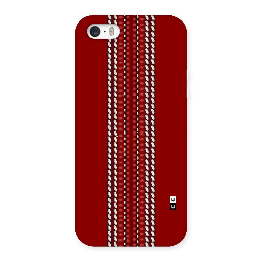 Cricket Ball Pattern Back Case for iPhone SE 2016