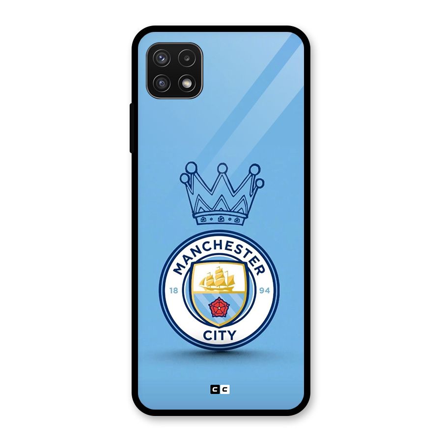 Crown City FC Glass Back Case for Galaxy A22 5G