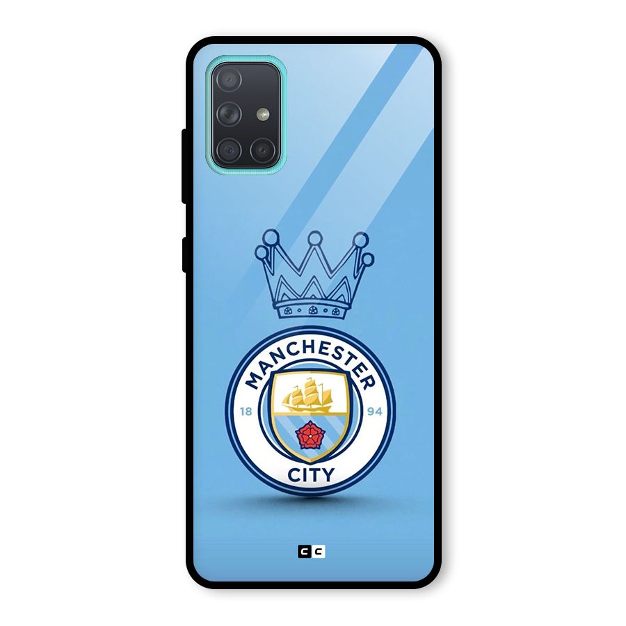 Crown City FC Glass Back Case for Galaxy A71