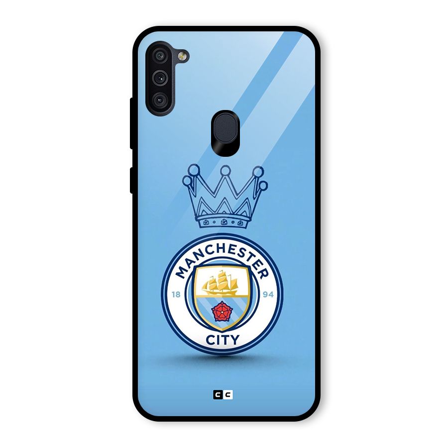 Crown City FC Glass Back Case for Galaxy M11