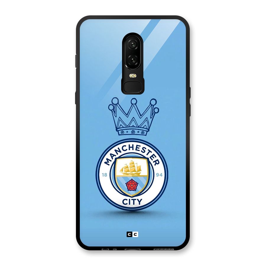 Crown City FC Glass Back Case for OnePlus 6
