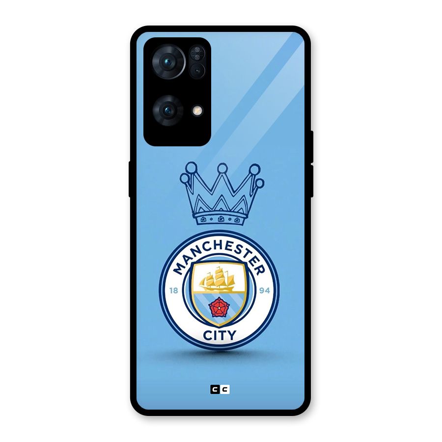 Crown City FC Glass Back Case for Oppo Reno7 Pro 5G