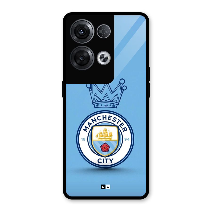 Crown City FC Glass Back Case for Oppo Reno8 Pro 5G