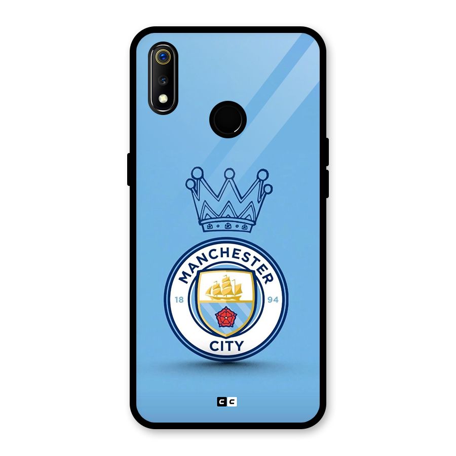 Crown City FC Glass Back Case for Realme 3i