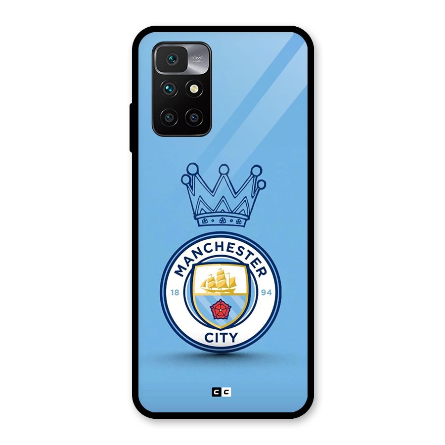 Crown City FC Glass Back Case for Redmi 10 Prime