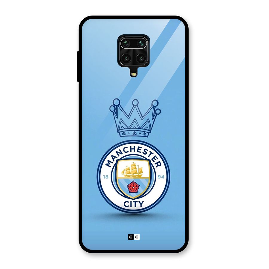 Crown City FC Glass Back Case for Redmi Note 10 Lite