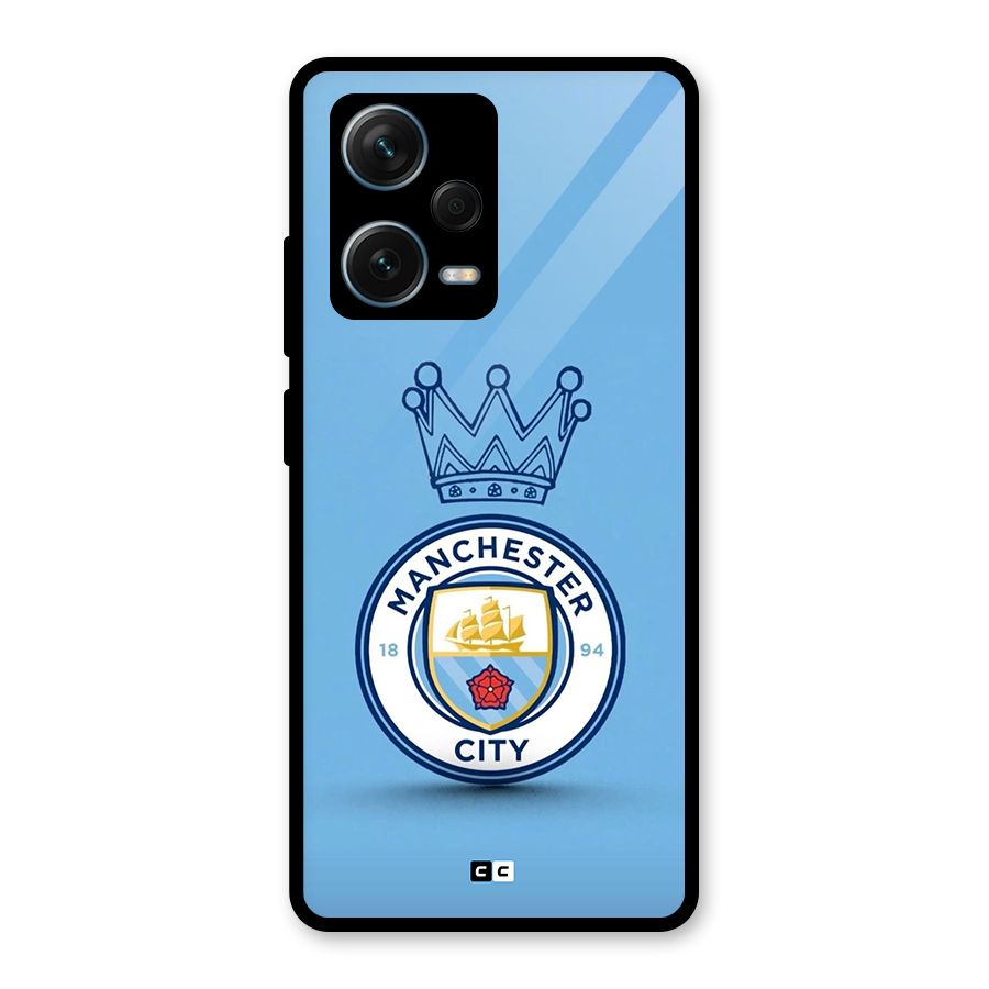Crown City FC Glass Back Case for Redmi Note 12 Pro Plus 5G