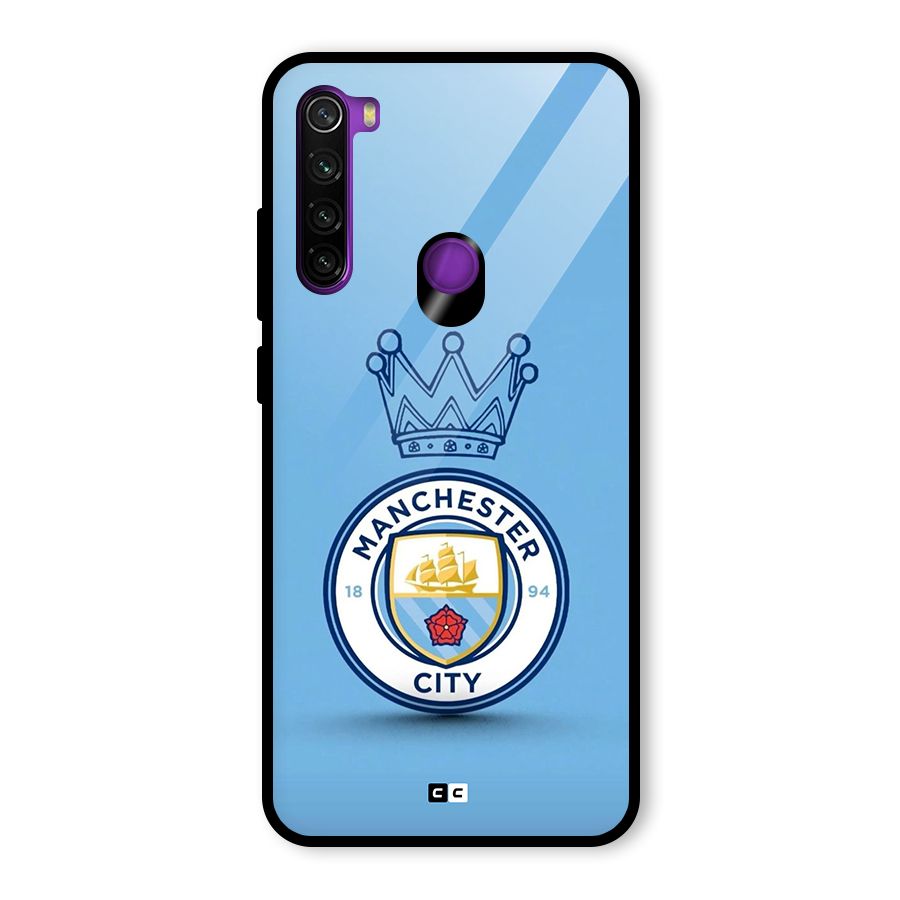 Crown City FC Glass Back Case for Redmi Note 8