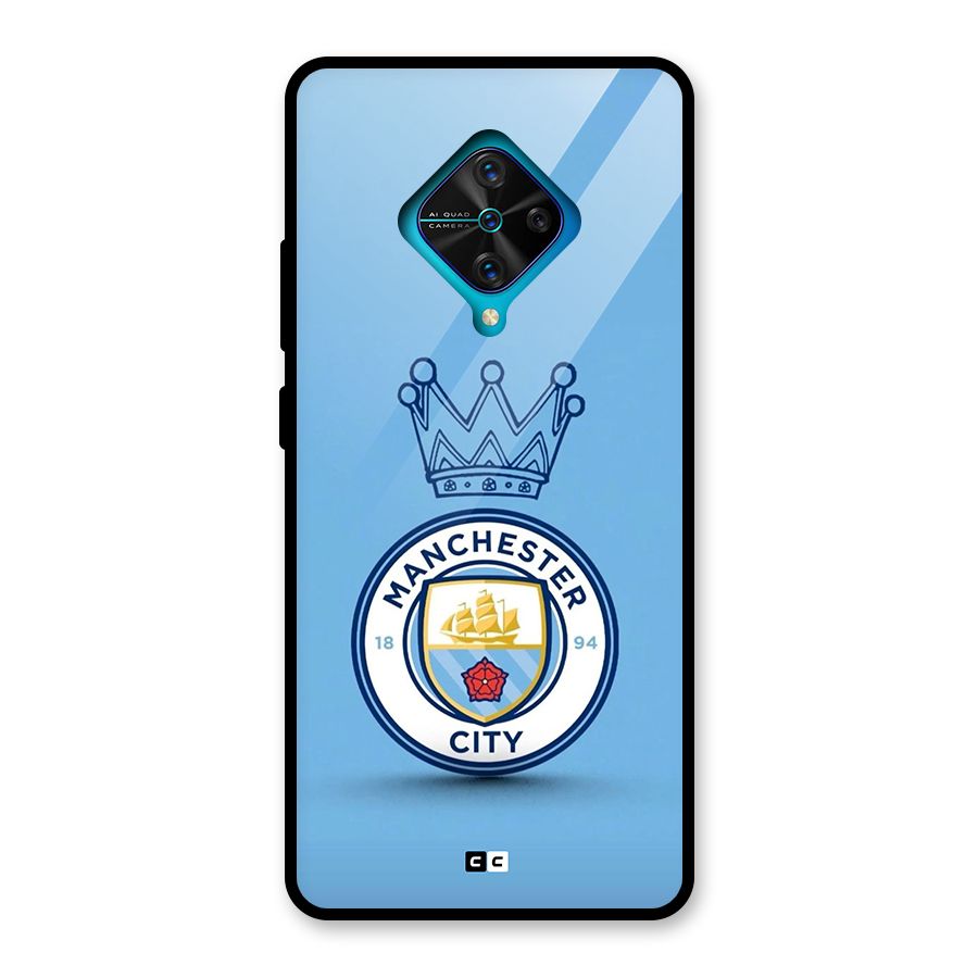 Crown City FC Glass Back Case for Vivo S1 Pro