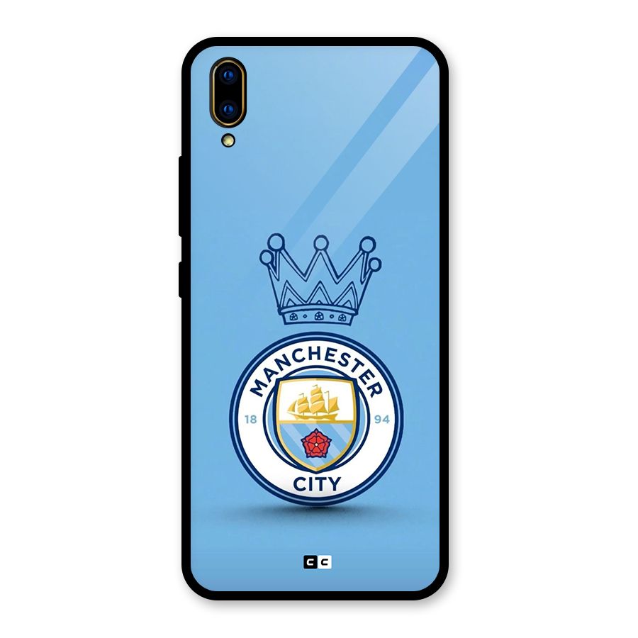 Crown City FC Glass Back Case for Vivo V11 Pro